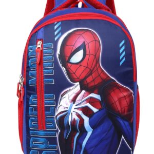 Ronaldo School Bag Spider-man 17 Inch Daypack Casual Backpack for Kids Children Boys And Girls 7-12 Years