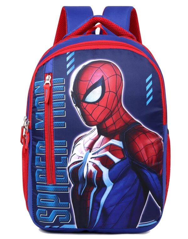 Ronaldo School Bag Spider-man 17 Inch Daypack Casual Backpack for Kids Children Boys And Girls 7-12 Years