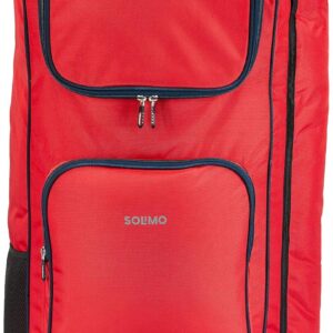 Amazon Brand – Solimo Cricket Kit Bag, Red