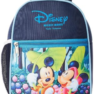 Kuber Industries Disney Print Unisex School Bag|Kids School Backpack|School Bag for Girls, Boys|Disney Mickey Minnie Mouse| Blue|