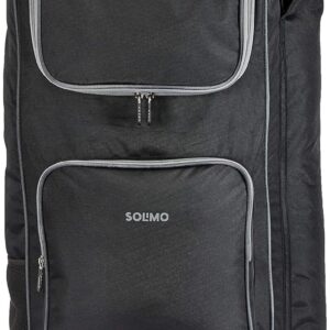 Amazon Brand – Solimo Cricket Kit Bag, Black