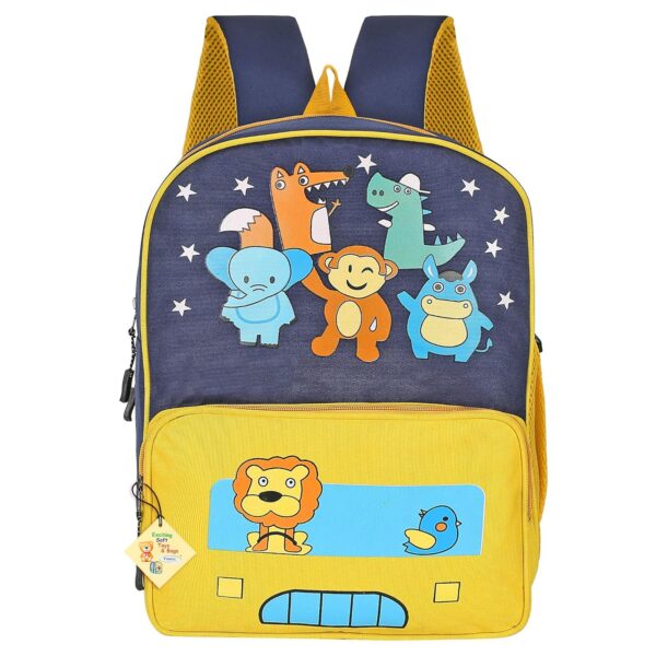 Frantic Kids PU School Bag Baby Girl Preschool Ideal for Baby Boy & Girl Picnic Bags (2-5 Years)