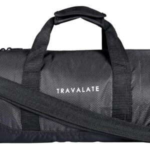 TRAVALATE Polyester 25 Cms Gym Bag(TR-B-1055 Gym Bag_Black)