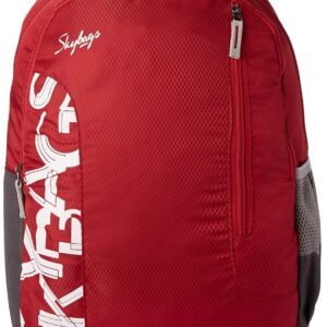 Skybags Casual Backpack 28L, 2 Main Compartments, Bottle Pocket, Front Pocket, Padded Shoulder Strap