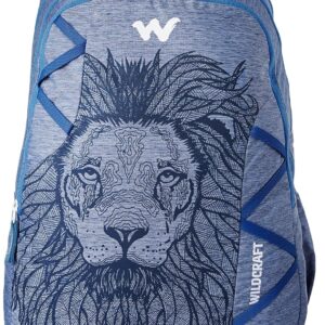 Wildcraft Polyester 35 Ltrs Blue and Mel School Backpack (WC 5 Dare)