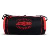 APRODO Polyester PU Coated Sports Duffle/Shoulder/Gym Bag for Men & Women, 23L (18 x 9 x 9) Inch (Black/Red)