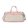 CALANDIS™ Sports Gym Bag Large Capacity Travel Duffle Bag for Travel Exercise Swimming Beige Pink | Gym Bags | Fitness, Running Yoga