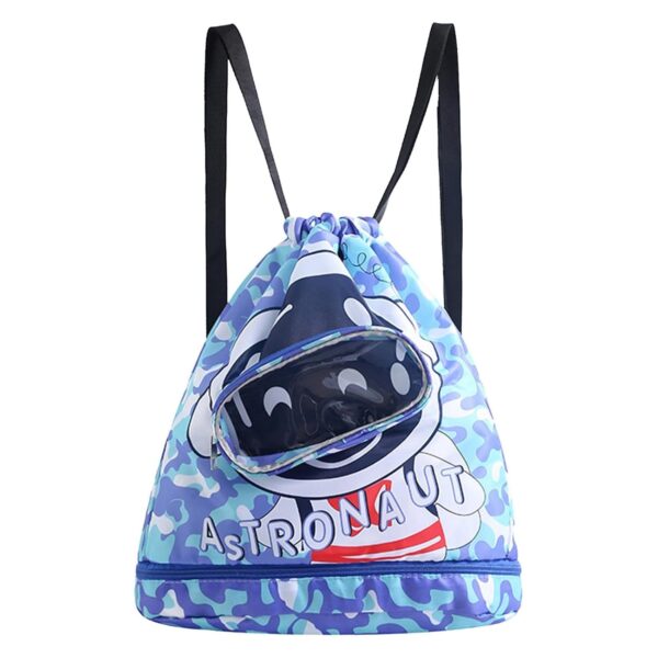 CALANDIS™ Wet and Dry Swimming Bag Sturdy Easy Carrying for Boys Girls Children Travel Blue | Gym Bags | Fitness, Running Yoga