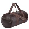 COOL INDIANS Gym Bag for Men & Women Leather Gym Bag with Shoulder Strap Bag Yoga & Travel Bag for Boys & Girls Duffle Bag & Travelling Bag Outdoor (Brown)