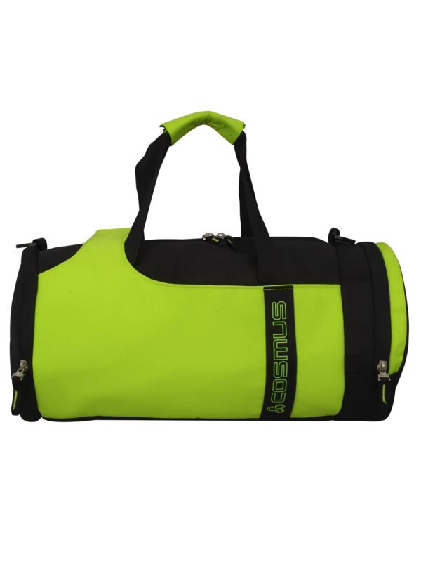 Cosmus Eaton 31L Designer Gym Duffle Bag with Shoe Compartment – Parrot Green