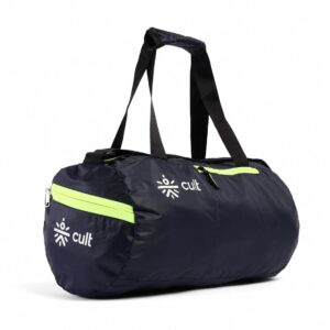 Cult 20 Litre Gym/Duffle Bag for Men & Women | Duffle Bag with Side Pocket & Shoulder Strap | Comfortable Handle | Neon