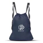 DIVULGE Small Size Polyester Multi Utility Gym Drawstring Backpack(Grey , 16 L)