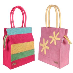 FOONTY Daily Use Tote Bag/Grocery Bag/Gym Bag/Lunch Bag(Multicolor,FAB-34A)