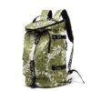 Gym Duffle Bag Backpack 4-Way Waterproof with Shoes Compartment for travel Sport Hiking laptop (olive-green)