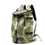 Gym Duffle Bag Backpack 4-Way Waterproof with Shoes Compartment for travel Sport Hiking laptop (olive-green)