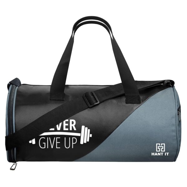 Hang It Gym Bag with Shoe Compartment ll Gym Duffle Bag ll Gym Bag (Black)