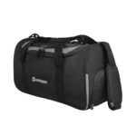 Harissons Float Gym Duffel Bag for Men & Women (Black & Grey) | Duffle Bag with Large Compartment & Zipper Pocket | Tavel Duffel Bag with Extra Padding Comfortable Grab Handles for Easy Maneuvering