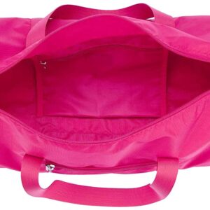 Nylon N S Enterprises Duffel Bag Foldable Gym Bag For Men Women Duffle Bag Lightweight With Inner Pocket For Travel Sports, 20 cm,Pink