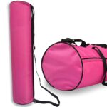 Panchtatava Trendy Yoga Mat Cover/Yoga Mat Bag with Baby Pink Duffel/Gym Bag for Men & Women