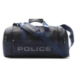 Police NOAH Duffel Bag for Sports and Gym Purpose - Black & Navy