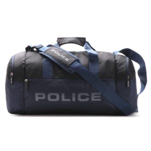 Police NOAH Duffel Bag for Sports and Gym Purpose – Black & Navy