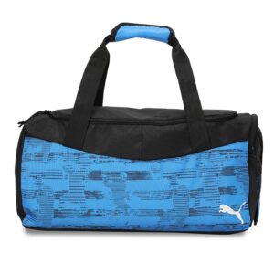 Puma Unisex-Adult Polyester Individualrise Small Duffle Bag Bag Ind, Ignite Blue-Black (9177802), 47 Cm