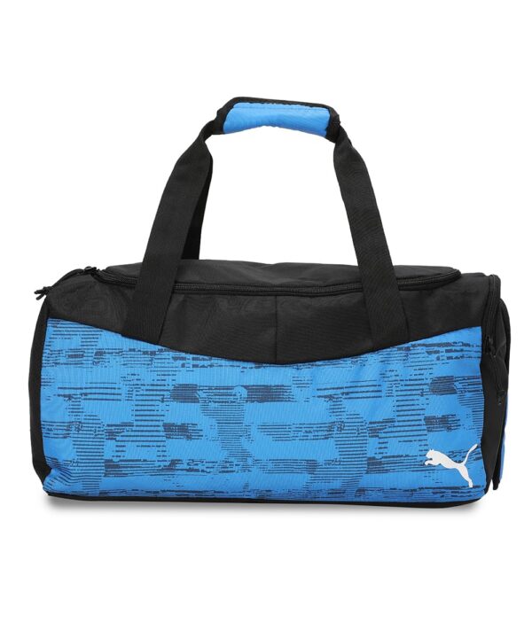 Puma Unisex-Adult Polyester Individualrise Small Duffle Bag Bag Ind, Ignite Blue-Black (9177802), 47 Cm