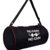 Rainox Gym Duffle Bag for Men and Women (Black)