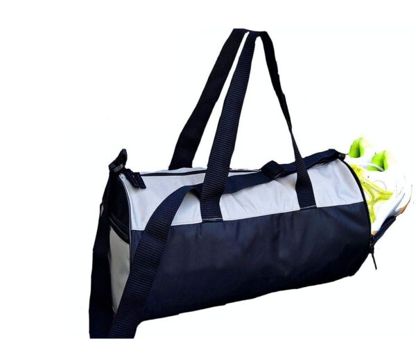 Raisons Gym Bag Sports Duffel Bag with Shoes Compartment Travel Shoulder Bag for Men & Women (Blue)