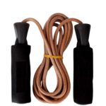 SX Standard Jumping Skipping Rope with Comfortable PVC Black Handle for Weight REDUCING/Warm-UP/Gym/Sports & Gym Fitness.(Brown)