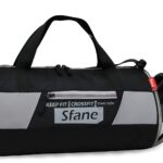 Sfane Men & Women 9.05 inches Gym Bag/Duffle Bag/Sports Bag/Shoulder Bag/Sports Bags/Gym Bags for Men & Women with Shoe Compartment (Black)