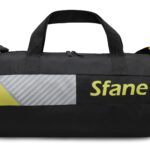 Sfane Men & Women Polyester Black & Yellow Trendy Duffel Gym Bag (1 Qty) (Yellow)