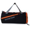 Sfane Men & Women Polyester Spark Orange Gym Bag/Duffle Bag/Sports Bag/Shoulder Bag/Sports Bags/Gym Bags for Men & Women with Shoe Compartment