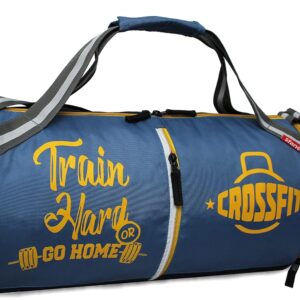 Sfane Sports Gym Bags Denim Blue Duffel Gym Bag/Duffle Bag/Sports Bag/Shoulder Bag/Sports Bags/Gym Bags for Men & Women with Shoe Compartment (Blue)