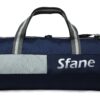 Sfane Sports Navy & Grey Gym Bag/Duffle Bag/Sports Bag/Shoulder Bag/Sports Bags/Gym Bags for Men & Women with Shoe Compartment (Silver)