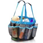 Shower Caddy Hanging Toiletry and Bath Bag with Durable Handles for College Dorm,Gym, Camping and Travel(Size-8.5" w x 9.5 d x 8.5" t)