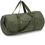 Sturdy International Duffel Bag 18 Inche Green Color Foldable Gym Bag for Men Women Lightweight with Inner Pocket for Travel Sports