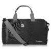 Stylbase Polyester Duffle/Gym Bag/Shoulder Bag for Men & Women with Separate Shoes Compartment Pack of 1 (Black)