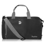 Stylbase Polyester Duffle/Gym Bag/Shoulder Bag for Men & Women with Separate Shoes Compartment Pack of 1 (Black)