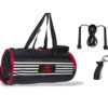 TENSE Gym Duffel Bag Combo Set for Men and Women Workout Boost Your Workout with Skipping Rope, Polyester Duffel Bag, Fitness Grip - All-in-One Fitness Gym Kit