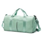 Travel Duffed Tote Bag, Waterproof Fold-able and Expandable Weekender Bag for Swim Sports Gym Bag, Green, X-Large