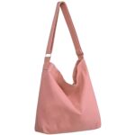 TrendCraft Large Size Canvas Shoulder Bag Hobo Crossbody Handbag Casual Totes Gym/Casual/Party/Travel