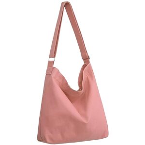 TrendCraft Retro Large Size Canvas Shoulder Bag Totes Hobo Crossbody Handbag Casual Tote/Shopping bag/Gym Bag/Office Bag