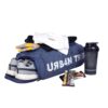 URBAN TRIBE Plank 23L Gym Bag for Men and Women | Sports Duffle Bag with Shoe Compartment | Workout, Fitness, Exercise | Indigo