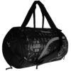 WILD MODA 40L Fitfusion: Polyester Gym Bag (Black & Grey)