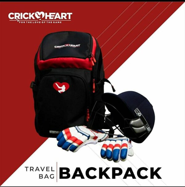 CrickHeart llp Travel Bag || Backpack || Cricket Kit (Pack of 4)