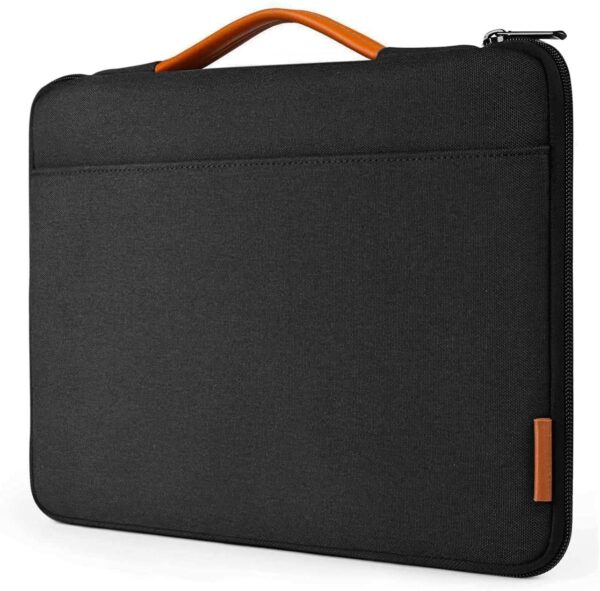 Dynotrek Vostro 13.3 inch Laptop Sleeve Case Cover Pouch with Handle for MacBook Chromebook Sufacebook Pro m1 m2 Waterproof Dust-proof Bump-roof Hand Bag -Charcoal Black