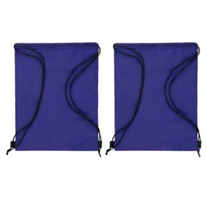 Tediline Washable Light Taffeta Drawstring Bag 5 L Backpack 2Pcs