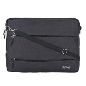 meek 15.6-inch Laptop sleeves with detachable Shoulder Strap Utility Pocket for Ideapad | Chromebook | McBook | Vivobook – Grey