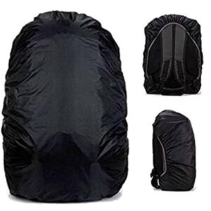 SHB NX Polyester 30-40 LTR Rain and Dust Cover with Pouch for Backpack/Rain Cover with Pouch for School Bags/Rain-Guard Rain & Dust Cover Waterproof for Laptop Casual Backpack Pack of 1